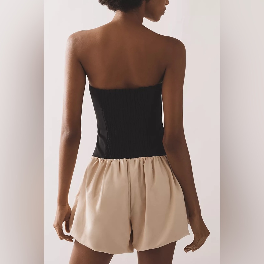 NWT Maeve Strapless Bubble Romper Small - Picture 2 of 5